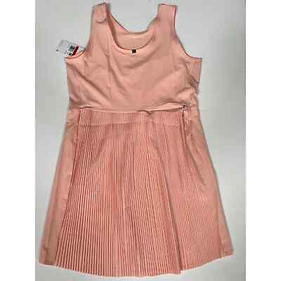 #ad Nike Women#x27;s Sleeveless Dri FIT Ace Golf Dress DH2437 800 Light Pink Size L $100.00