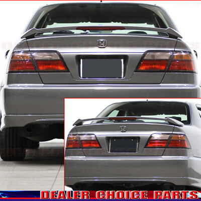 #ad 1998 99 2000 2001 2002 Honda Accord 4dr Sedan Sir T Spoiler Wing W LED UNPAINTED $83.99