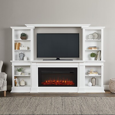 #ad RealFlame Monte Vista Fireplace 6 Color Infrared Electric Media Unit White $2459.00