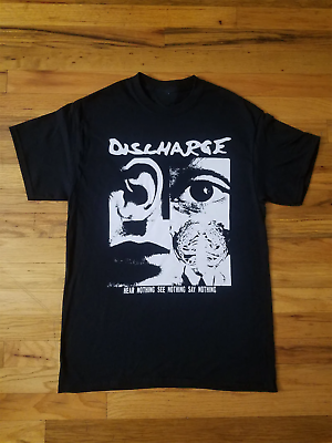 Discharge Hear Nothing Shirt COTTON T Shirt Size S M L 234XL SD89 $20.99
