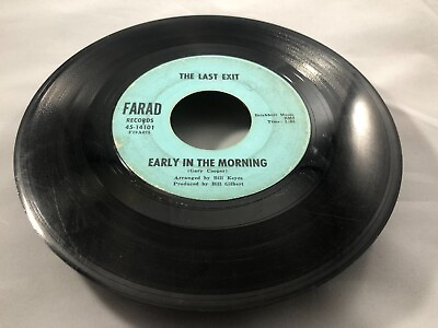 #ad The Last Exit Early in the Morning European Traveler Farad Records 45 rpm garage $223.99