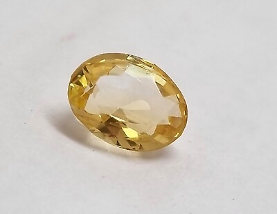 #ad Natural Citrine Great Quality Stone Oval Shape Emerald Cut Weight = 3 Carats $22.00