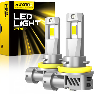 #ad 2 20PC H11 H8 LED Headlight Kit High Low Beam Bulb Super Bright 6500K White M3S $275.99