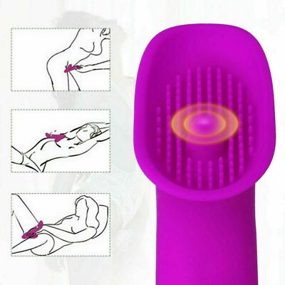 #ad Tongue Clit Licking Vibrator G Spot Sucking Oral Massager Sex Toys For Women $14.75