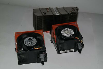 #ad DELL POWEREDGE 2950 CPU UPGRADE KIT 1X HEAT SINK GF449 AND 2X PR272 FANS $18.12