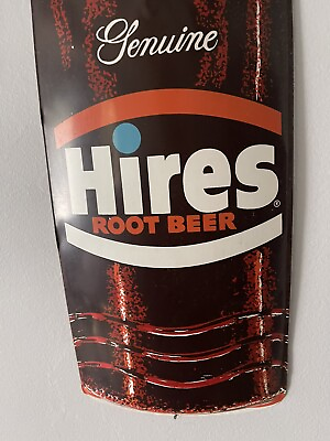 #ad Vintage HIRES ROOT BEER SODA ADVERTISING DIE CUT BOTTLE THERMOMETER SIGN Super $269.99