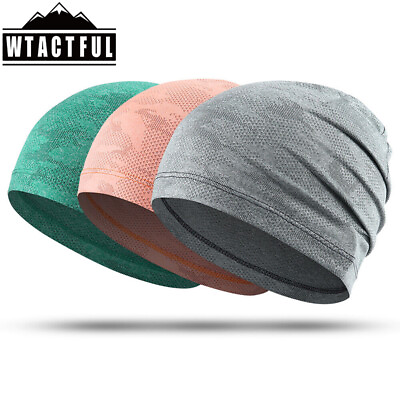 #ad Summer Breathable Beanie Hat Thin Stretch Cap Cycling Outdoor Sport Men Women $12.50