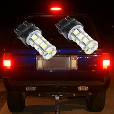 #ad 2x 3157 3047 3156 18 SMD Red LED Stop brake Tail Light Bulb For Ford F 150 F 250 $8.55