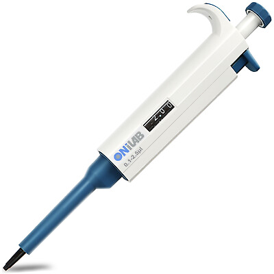 #ad High Accurate Pipettor Single Channel Manual Adjustable Variable Volume Pipettes $17.99