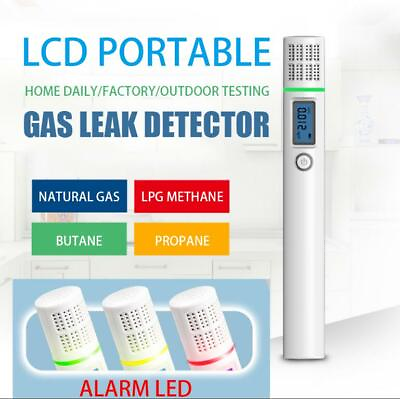#ad Portable Gas Leak Detector Propane Butane Methane Natural Gas Safe Alarm Sensor $17.97