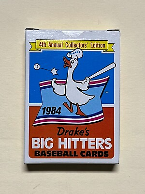 #ad 1984 Drake BAKERIES 33 Card BIG HITTERS Factory BASEBALL Set BOGGS STRAWBERRY $15.80