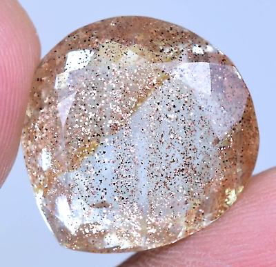 #ad Natural Rutile amp; Sunstone 23.90 Ct AGL Certified Rare found Two in One Gemstone $21.24