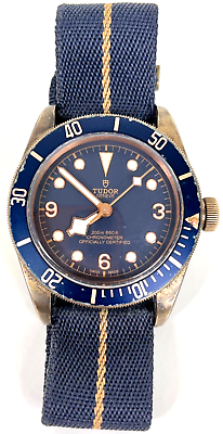 #ad Tudor Black Bay Bronze 43mm Automatic Watch 79250BB Blue Dial Bucherer Edition $2750.00