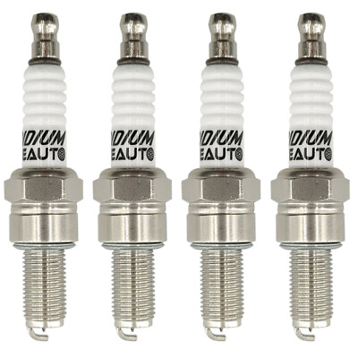#ad 4X Iridium Spark Plugs For 2004 2013 Honda CBR1000RR CBR600RR Interceptor 800 $18.11