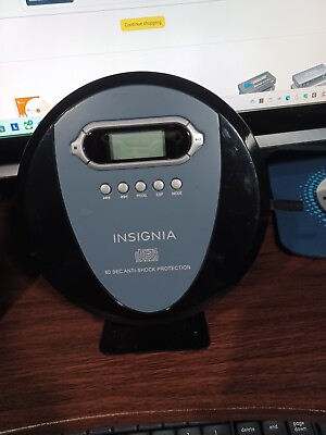 #ad Insignia NS P4112 Black Portable CD Player 60 Sec Anti Shock Protection Working $9.97