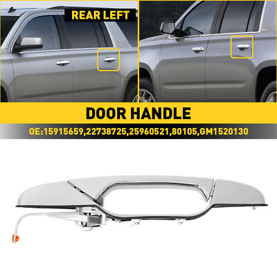 #ad Front Driver Side Door Handle For 2007 2014 Escalade Cadillac GM1310163 Chevy B $15.99