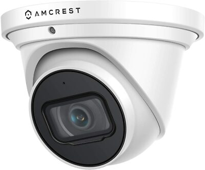 #ad Amcrest 4K POE AI IP Security Camera Surveillance System 8MP Turret Warranty $76.99