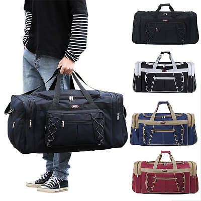 #ad 72L Large Luggage Duffle Bag Foldable Lightweight Weekender Travel Bag Men Women $22.95