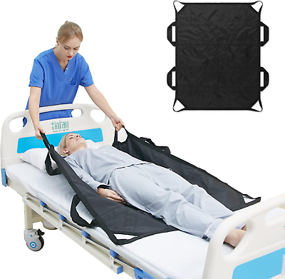 #ad 45quot; X 36quot; Positioning Bed Pad with Handles Washable Draw Sheets for Hospital Bed $54.89