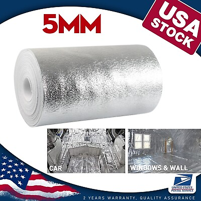 #ad 1.5㎡ Reflective Foam Insulation Heat Shield Thermal Shield HVAC RAFTERS GARAGES $13.99