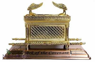 #ad Statue Copper Ark of the Covenant 7.1quot; Jewish Testimony Judaica Israel Gift $29.99