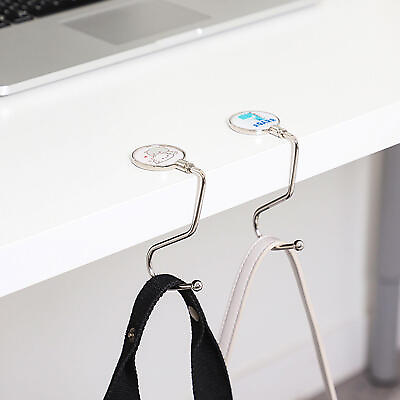 #ad Portable Bag Hook For Hanging Table Purse Bag Hooks Wall Hanger Holder $7.53