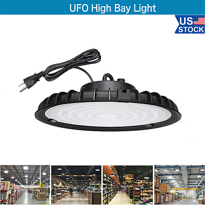 100W UFO LED High Bay Light 100Watt Work GYM Warehouse Industrial Workshop Light $15.19