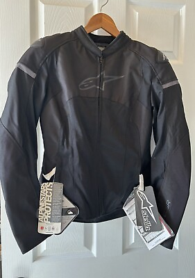 #ad NWT Size S Alpinestars Stella T GP Plus R V3 Air Black Womens Motorcycle Jacket $199.98