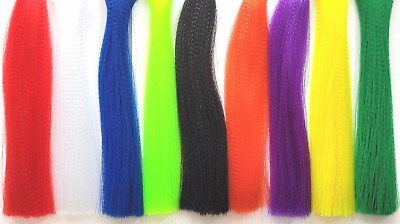 #ad FISHAIR SUPER HAIR Bucktail Substitute Fly Tying Material 9 Colors 8 in. $3.99