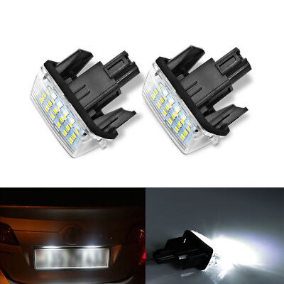 #ad 2Pcs Car LED License Plate Light Lamp For Toyota Corolla 2014 Camry Yaris 12 14 $9.59