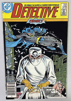 #ad DETECTIVE COMICS 579 DC Comics NEWSSTAND BATMAN FN VF $11.99