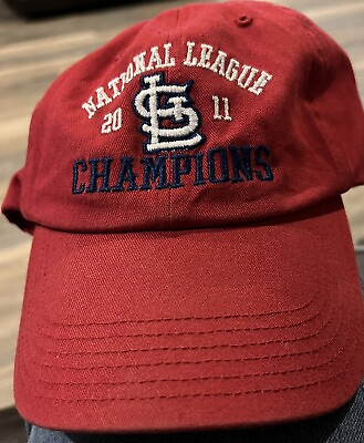 #ad ST LOUIS CARDINALS NATIONAL LEAGUE 2011 WORLD SERIES CHAMPIONS MLB ONE SIZE $13.90