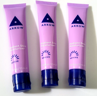#ad Lot Of 3 Arrow Radiant Skin Moisturizer Revive 0.34 oz 10ml Sealed $18.99