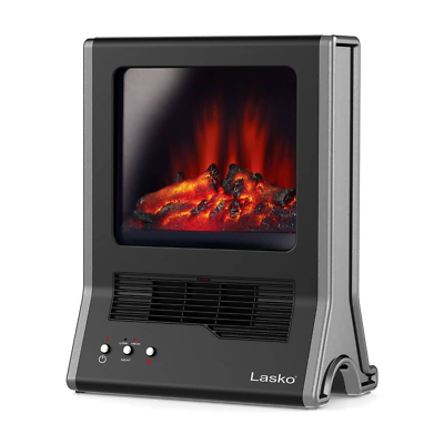 #ad Cool Touch Window 1500 Watt Electric Ceramic Fireplace Portable Space Heater $109.37
