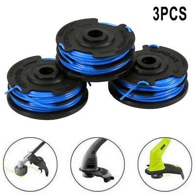 #ad Trimmer Spool Line Accessories .065\quot; 1 3 Pack Autofeed Dual For Homelite $7.87