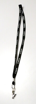 #ad Canon Cameras Event Lanyard Black and White with Clip for Document Holder $9.05