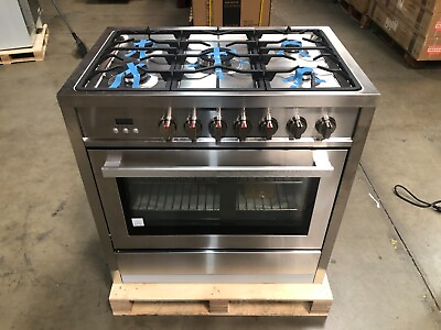 36 in. Gas Range 5 Burners Stainless Steel OPEN BOX COSMETIC IMPERFECTIONS $472.49