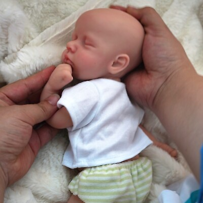 #ad 12Inch REBORN BABY DOLL Micro Preemie Full Body Silicone Lifelike New $109.25