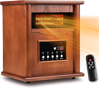 #ad Electric Infrared Space Heater Quartz Heater for Indoor Use Tip Over amp; Overhea $133.99
