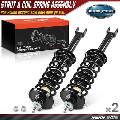 #ad #ad Rear Side Complete Strut amp; Coil Spring Assembly for Honda Accord 2013 2015 3.5L $116.99