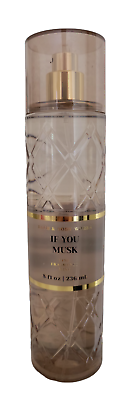 #ad NEW Bath amp; Body Works If You Musk Fine Fragrance Body Mist Spray Full Size 8 oz $19.95