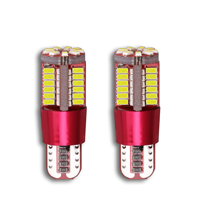 #ad 2x Car Modified Color T10 3014 57SMD LED Bulbs Door Lights Width Indicator Light $7.55