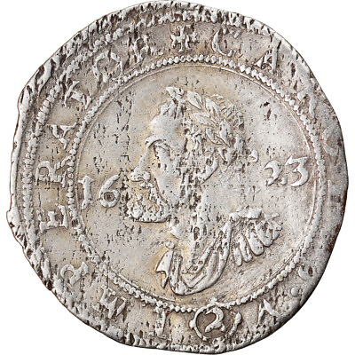 #ad #858577 Coin France Franche Comté quart de teston 2 gros 1623 Besanç o $167.70