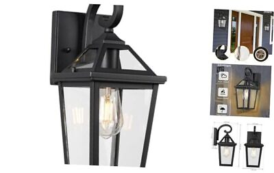 #ad Colonial Outdoor Light Fixture Wall Mount Exterior Light Small 1 Pack Black $73.39