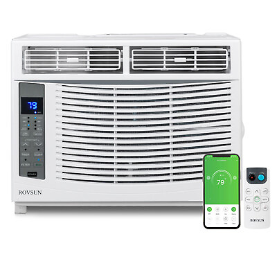 #ad 5000 6000BTU Window Air Conditioner Energy Saving Window AC Unit amp; Window Kit $199.99