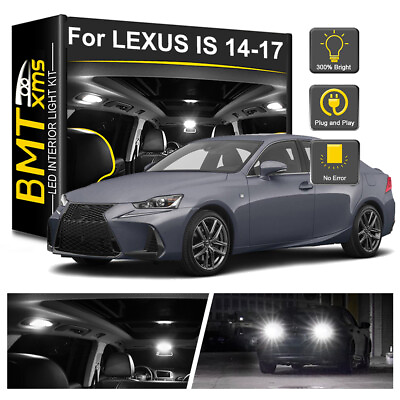 #ad 19x Interior LED Light Bulb Reverse For Lexus IS300 IS250 IS350 IS200t ISF 14 17 $21.98