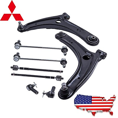 #ad Front Control Arm Ball Joint Tie Rod Sway Bar Link Steering Suspension Kit 8pc $78.98