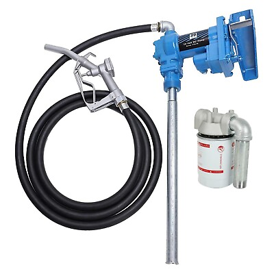 #ad 12V 20GPM Fuel Transfer Pump Diesel Gas Gasoline Kerosene w Particulate Filter $210.07