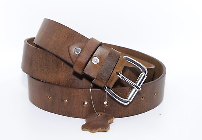 #ad #ad Men#x27;s Genuine Buffalo FULL GRAIN Leather Belt 1 1 2quot; width Handmade By Amish $35.99