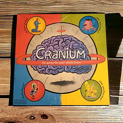 #ad CRANIUM Board Game 2002 Edition Complete Family Fun For Your Whole Brain $12.99